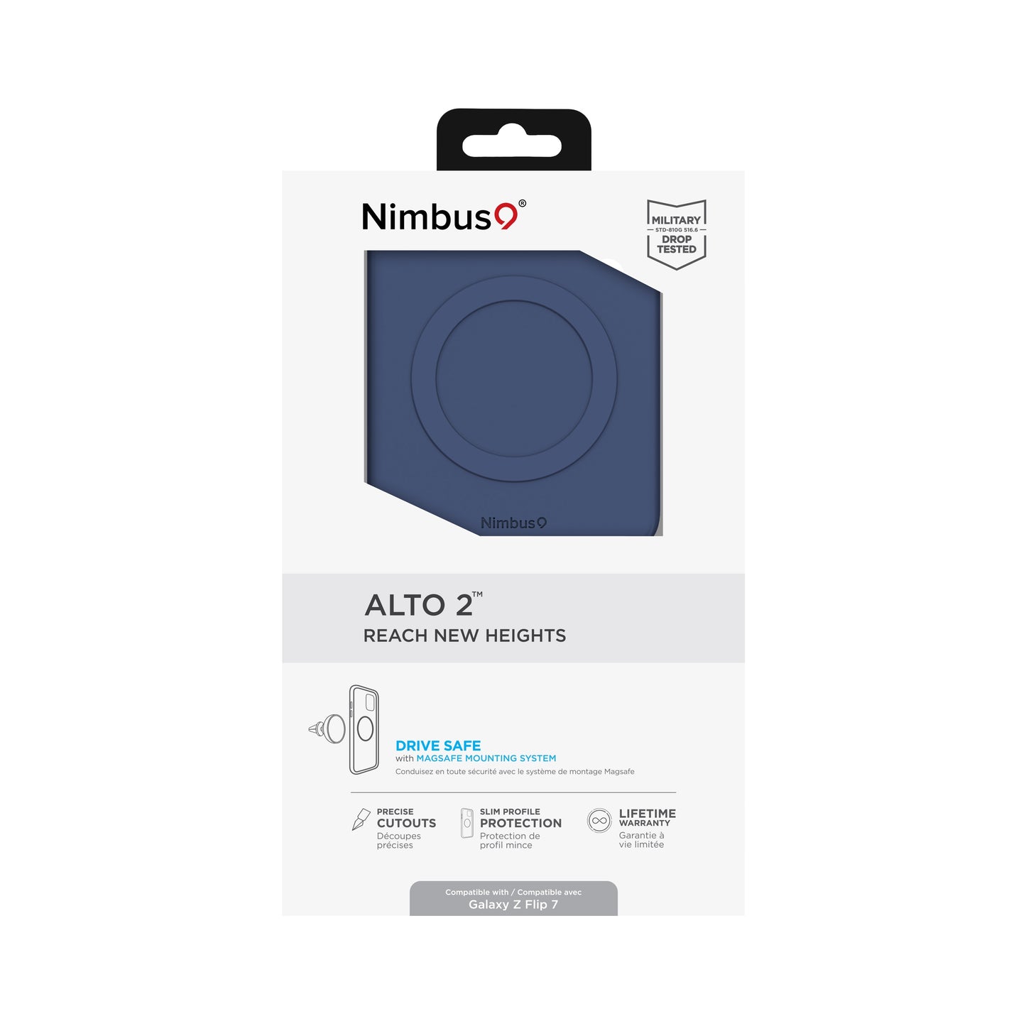 Nimbus9 Alto 2 MagSafe Case for Galaxy Z Flip 7 - Navy Blue