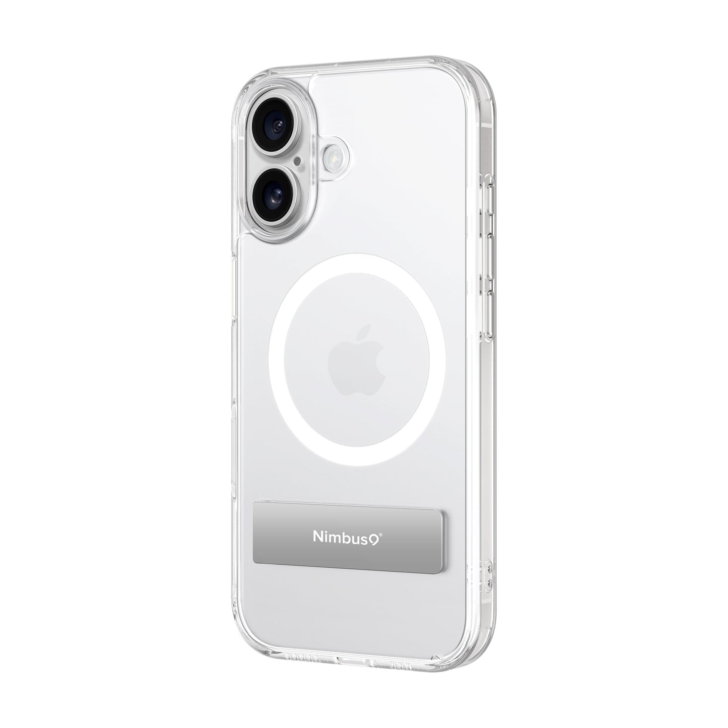 Nimbus9 Aero MagSafe Case for iPhone 17 with Built-In Kickstand - Clear