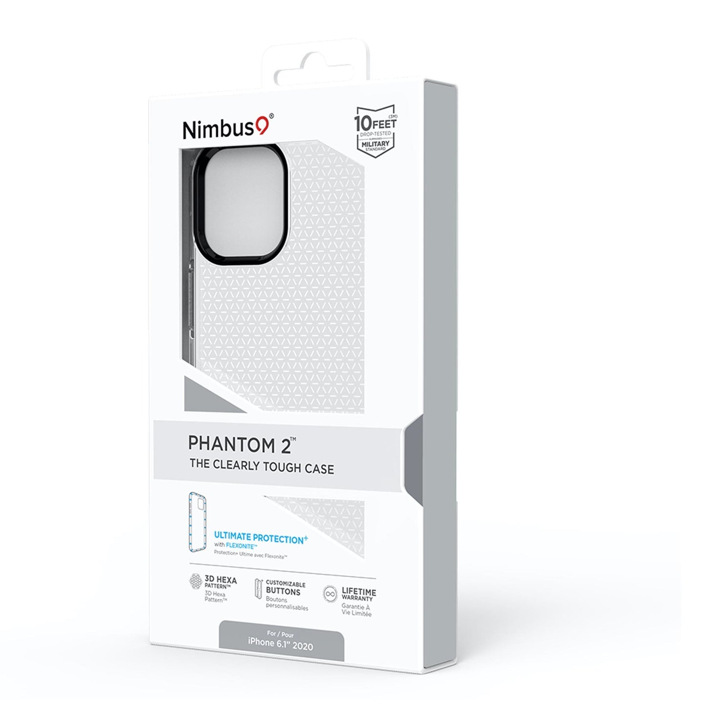 Nimbus9 Phantom 2 para iPhone 12/iPhone 12 Pro - Transparente