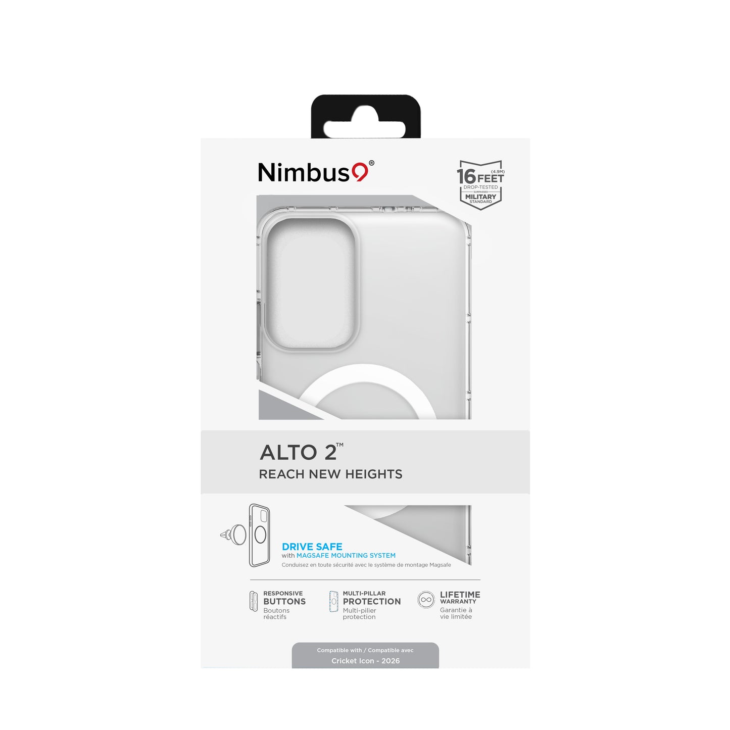 Nimbus9 Alto 2 Cricket Icon - 2026 Case