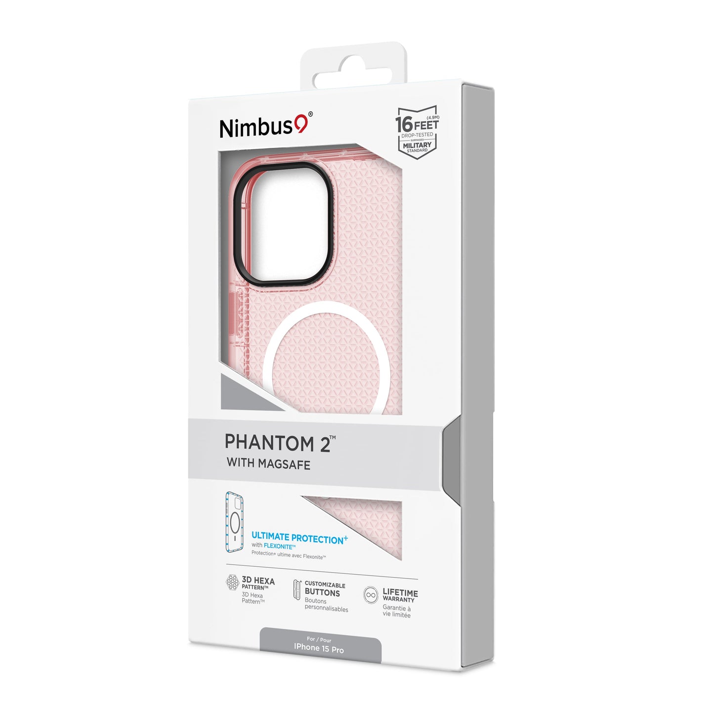 Nimbus9 Phantom 2 iPhone 15 Pro MagSafe Case