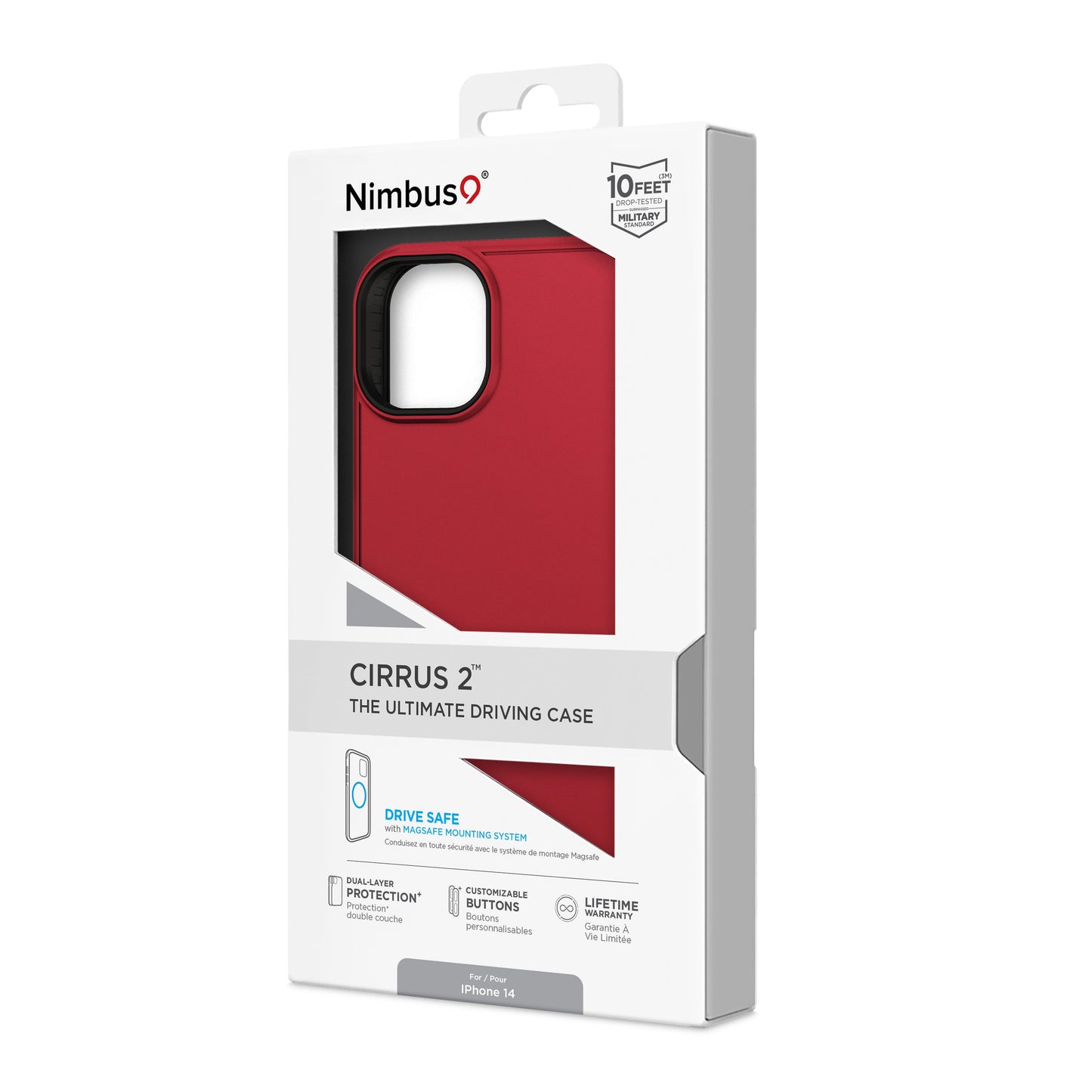 Nimbus9 Cirrus 2 iPhone 14 Case - Crimson
