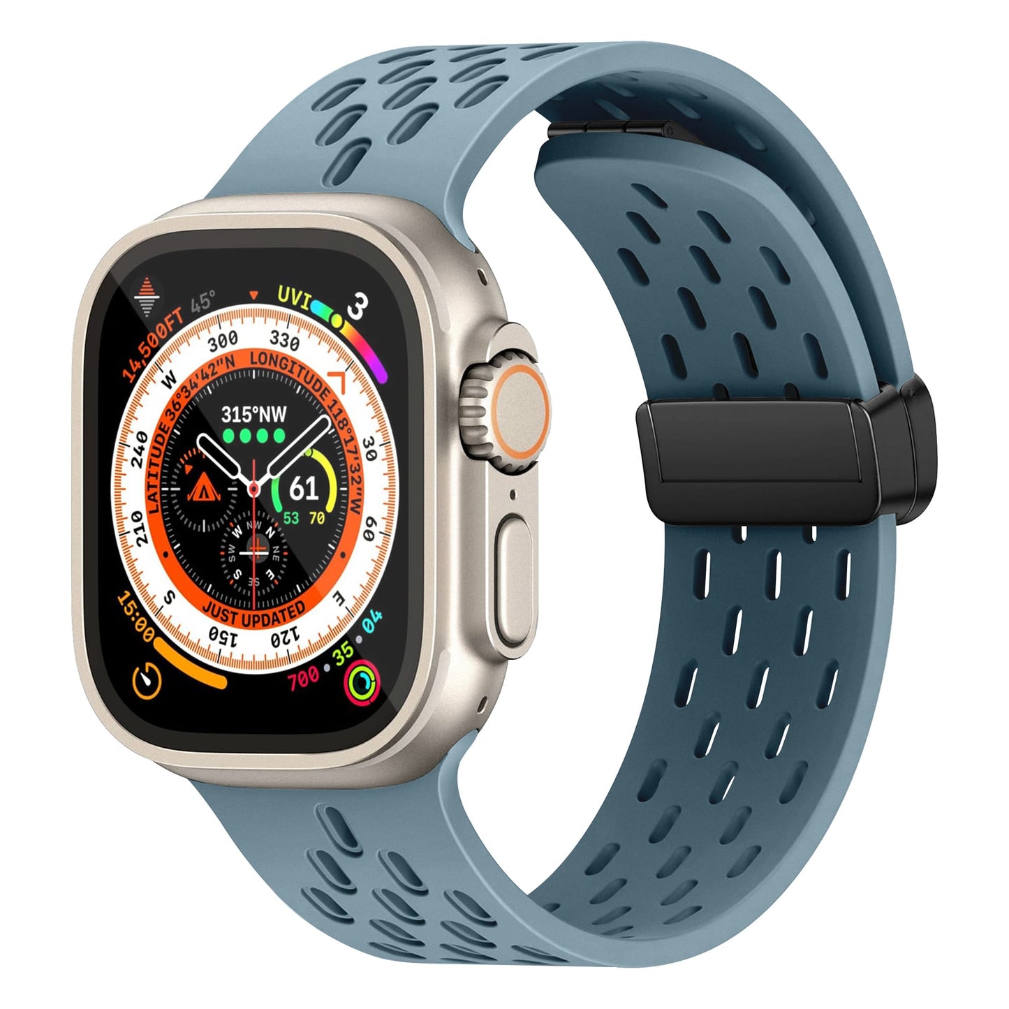 Nimbus9 FlexFit Sport Band for Apple Watch 44/45/46/49mm - Midnight Blue