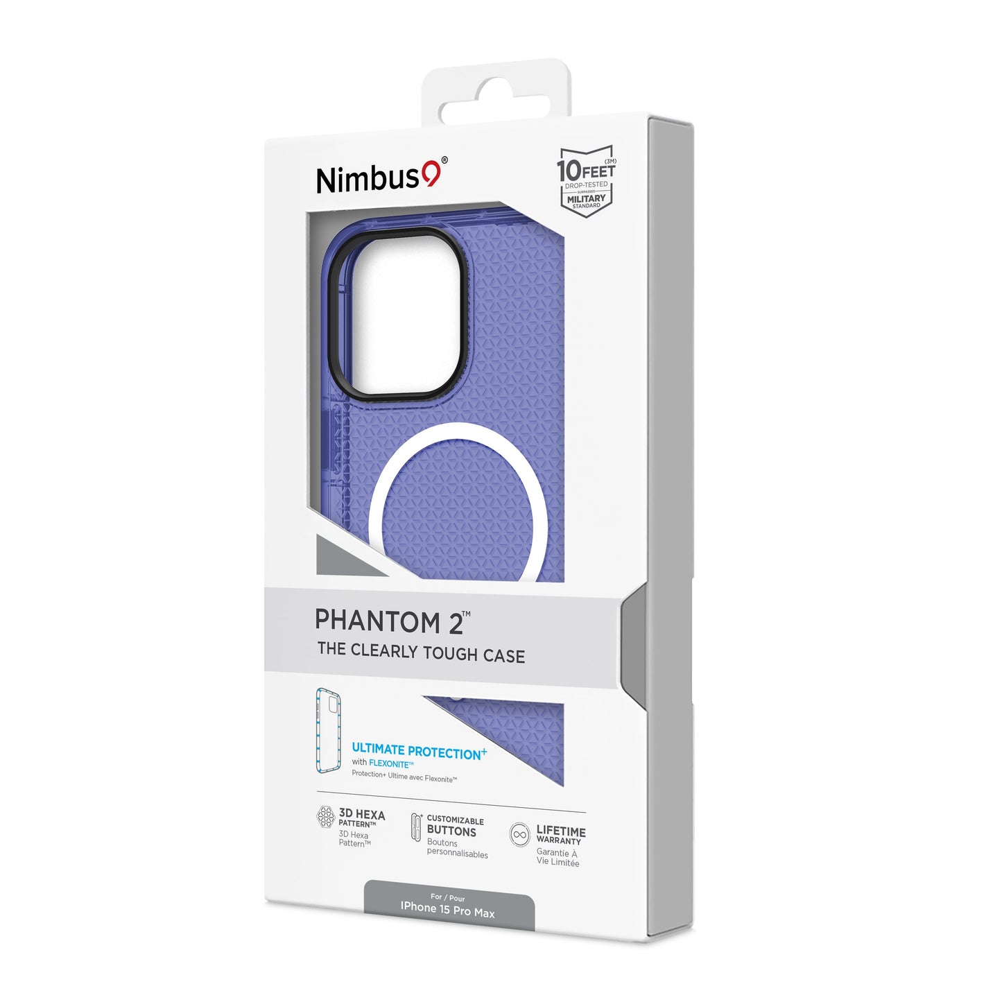 Funda MagSafe Nimbus9 Phantom 2 para iPhone 15 Pro Max - Peri