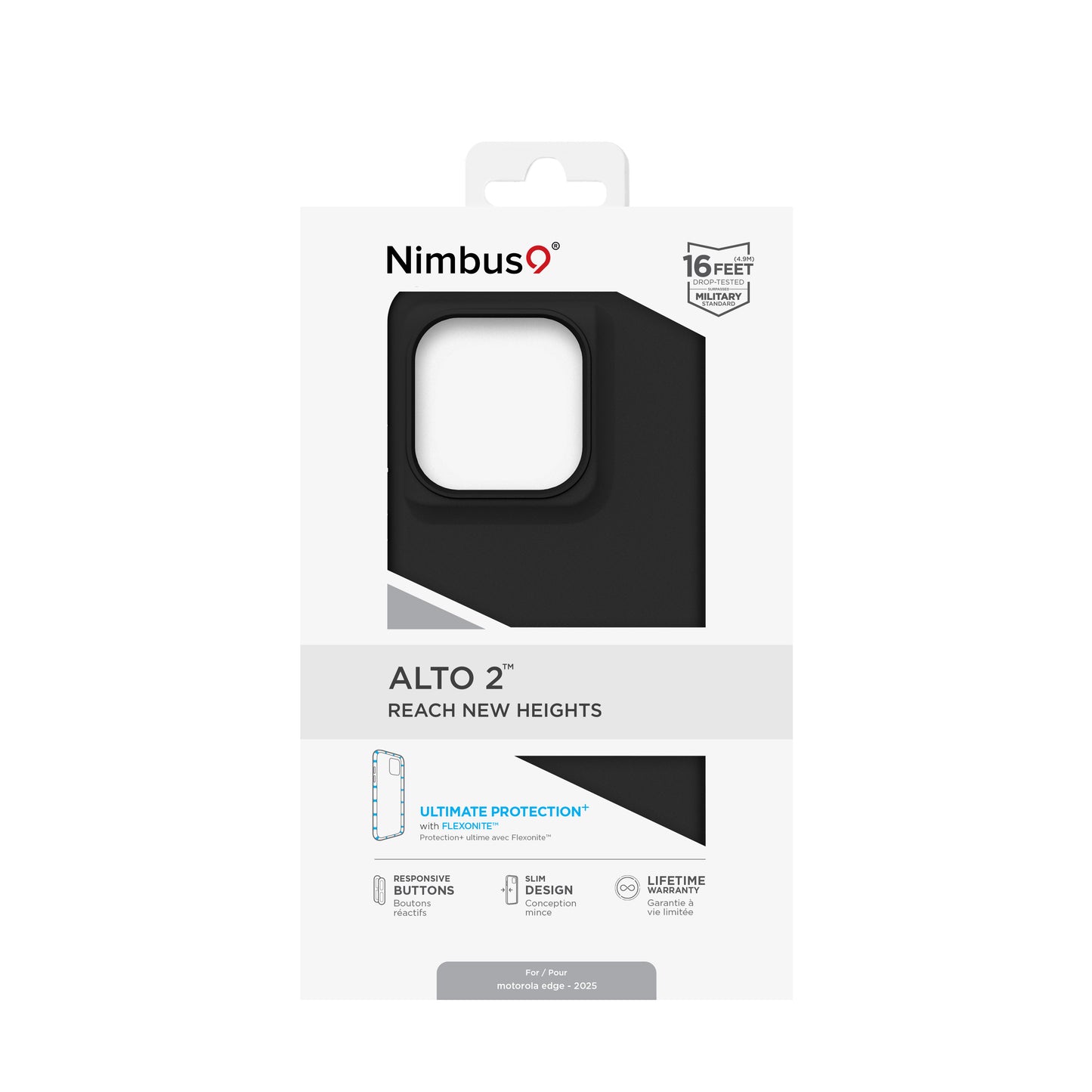 Nimbus9 Alto 2 moto edge (2025) Case - Black