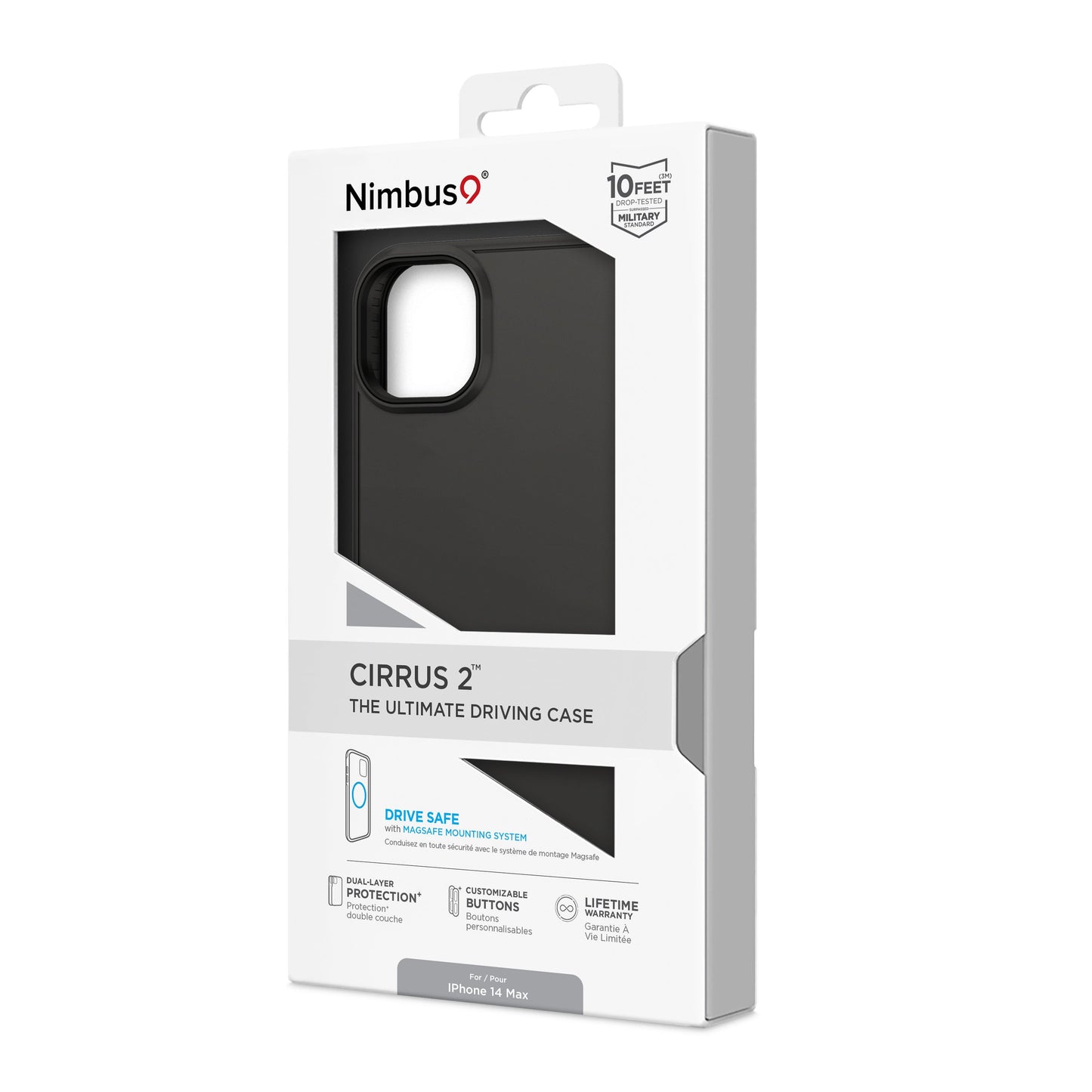 Funda Nimbus9 Cirrus 2 para iPhone 14 Plus - Negra