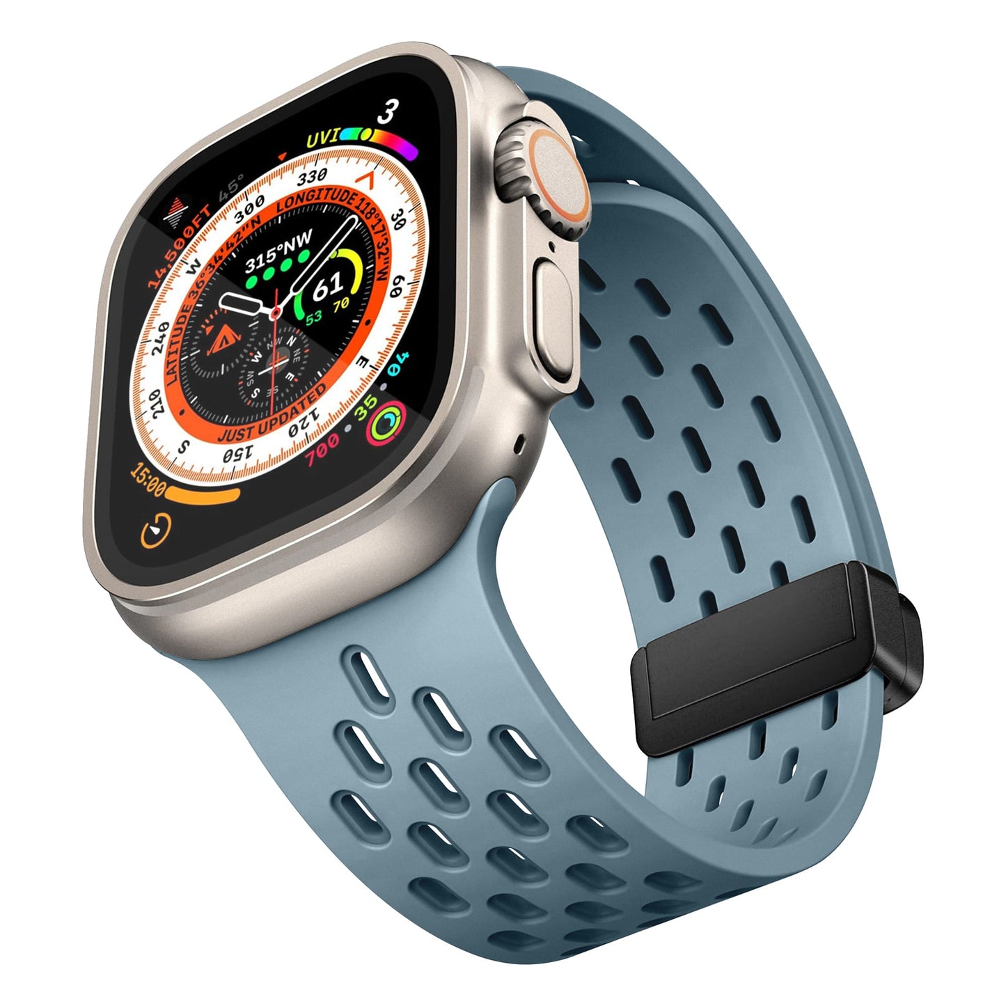 Nimbus9 FlexFit Sport Band for Apple Watch 44/45/46/49mm - Midnight Blue