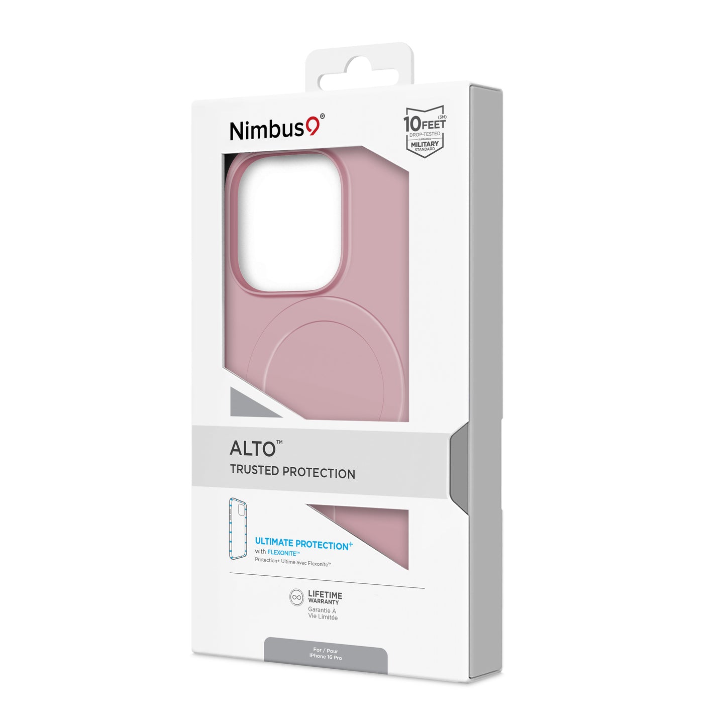 Coque MagSafe Nimbus9 Alto 2 pour iPhone 16 Pro – Rose