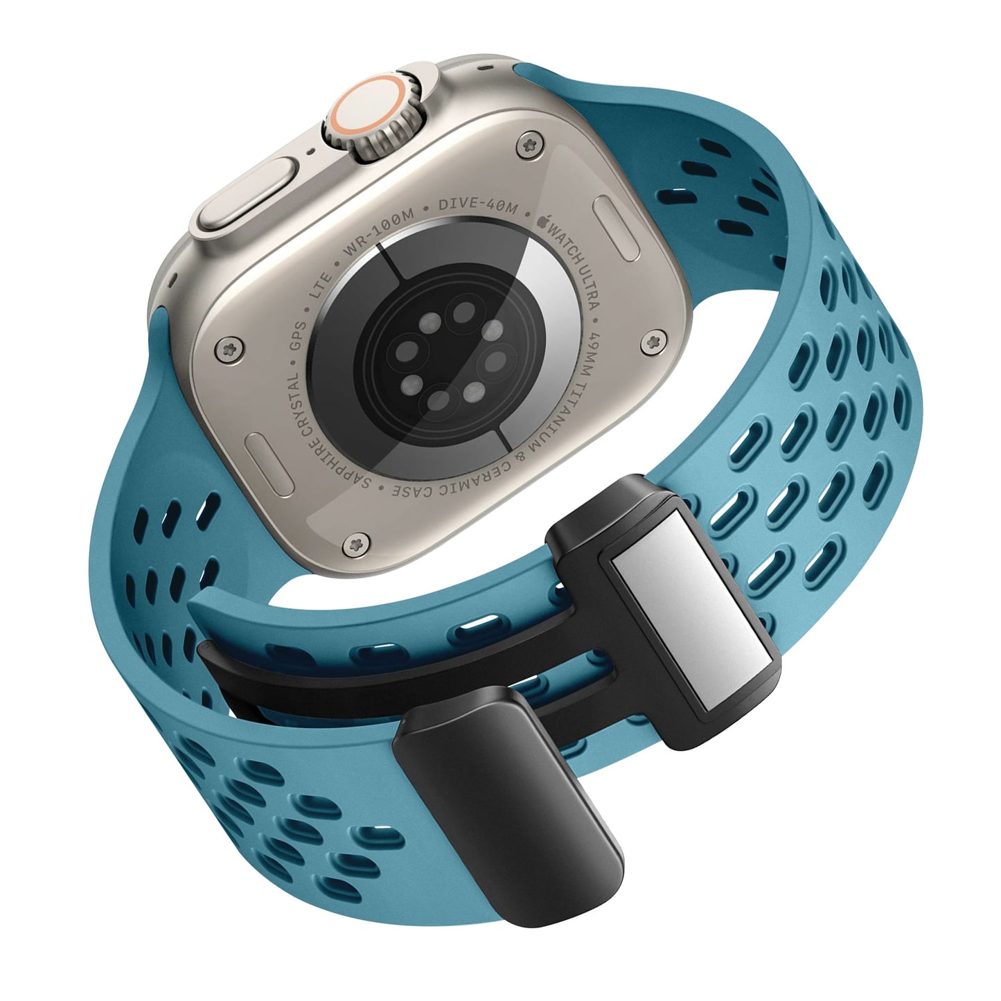 Nimbus9 FlexFit Sport Band for Apple Watch 44/45/46/49mm - Storm Blue