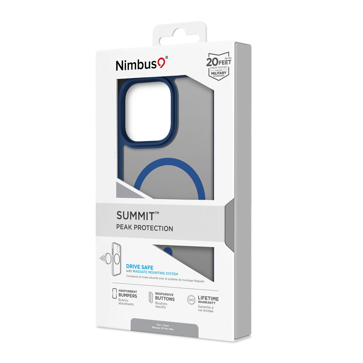 Nimbus9 Summit iPhone 16 Pro Max MagSafe Case - Frost Blue