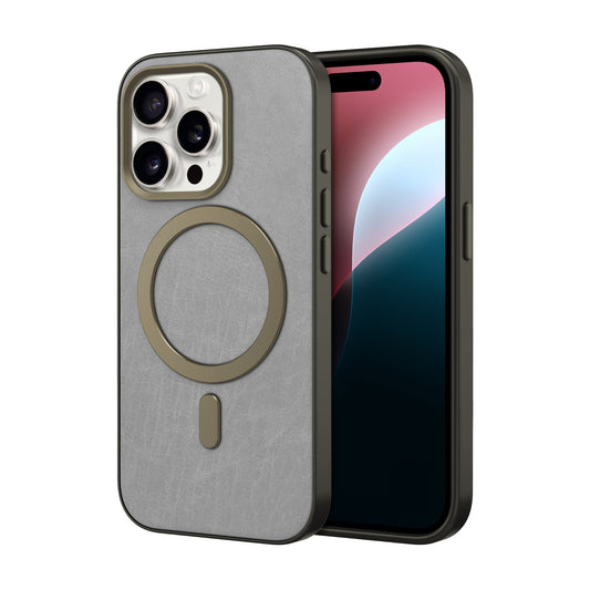 Funda MagSafe Nimbus9 Essence para iPhone 15 Pro Max - Titanio