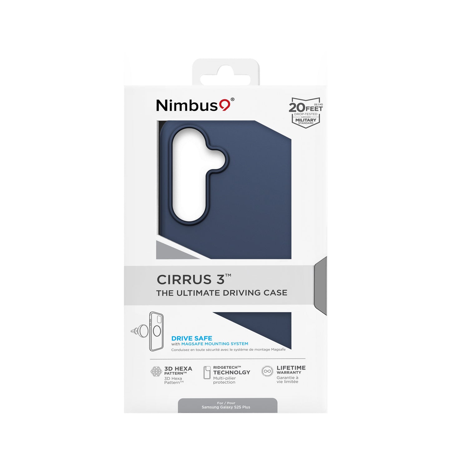Nimbus9 Cirrus 3 Galaxy S25 Plus MagSafe Case - Space Blue