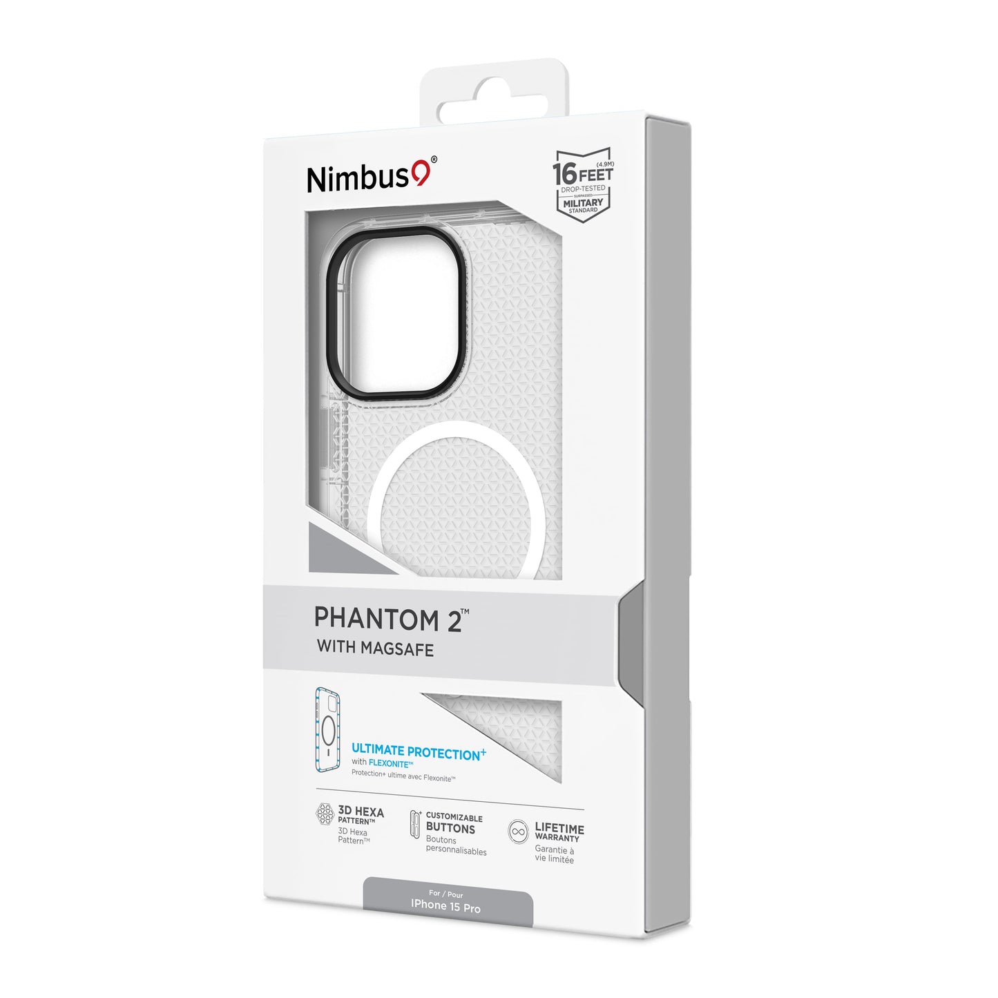 Nimbus9 Phantom 2 iPhone 15 Pro MagSafe Case
