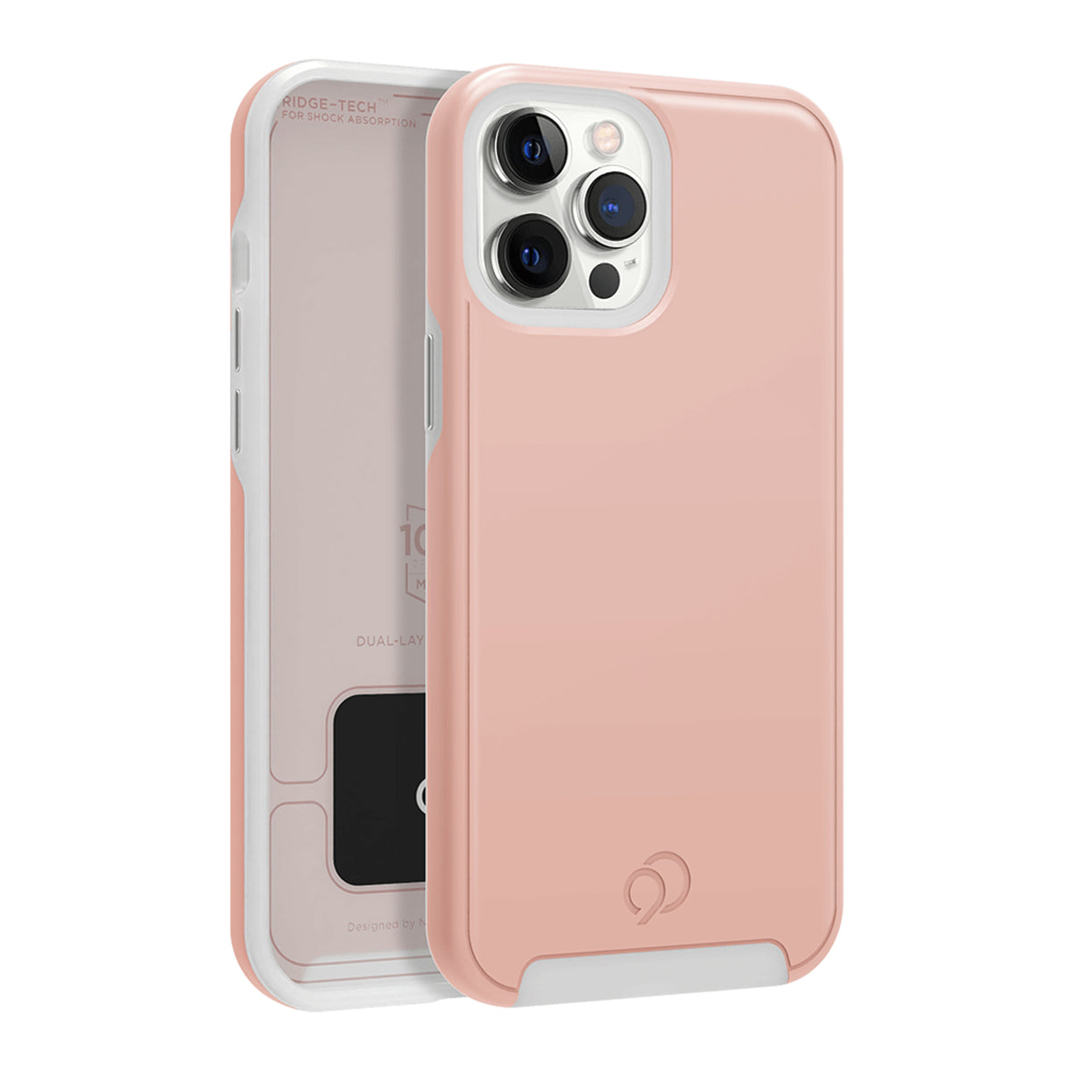 Coque Nimbus9 Cirrus 2 pour iPhone 13 Pro Max / 12 Pro Max - Or rose