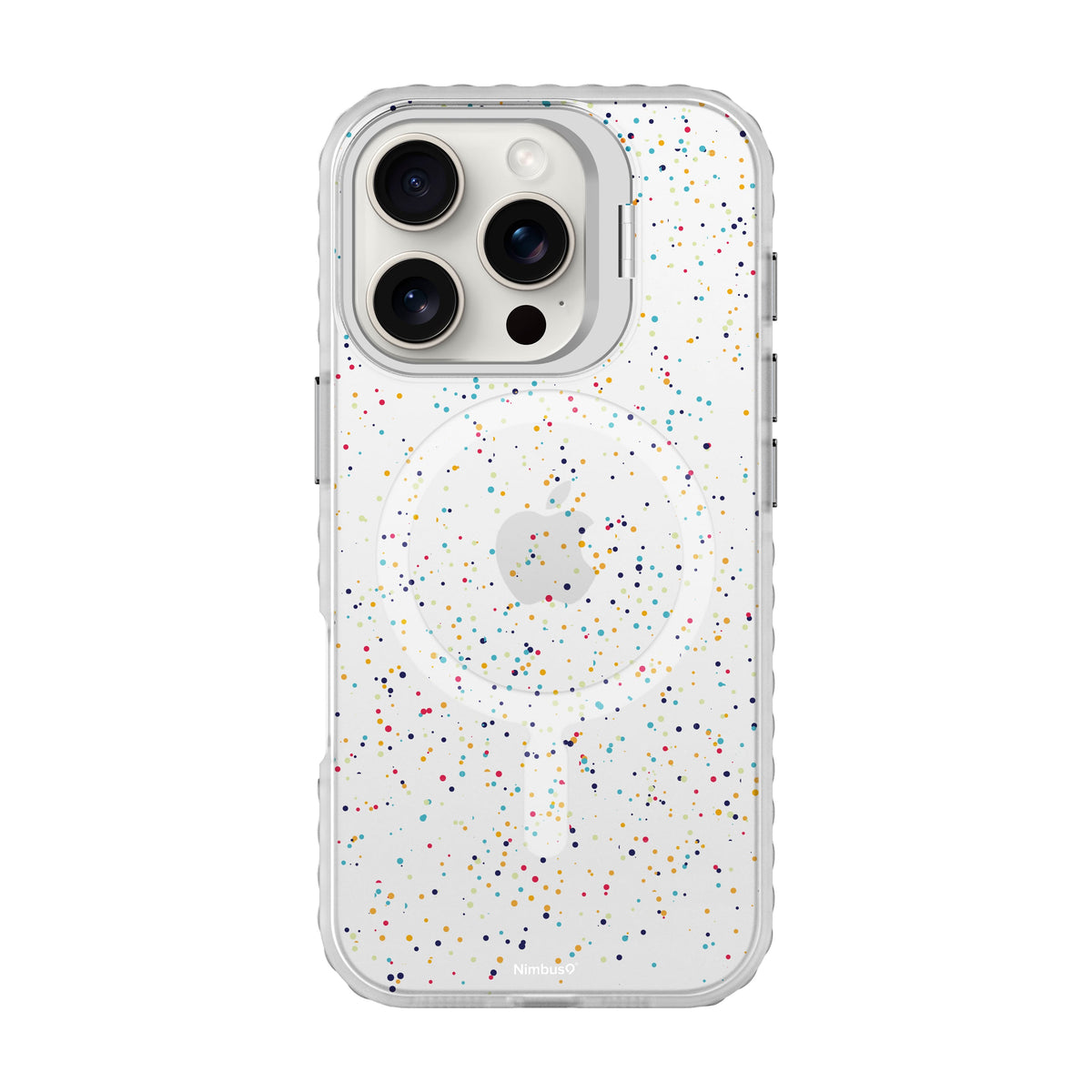 Coque iPhone 16 Pro MagSafe Nimbus9 Stratus 2 - Confettis