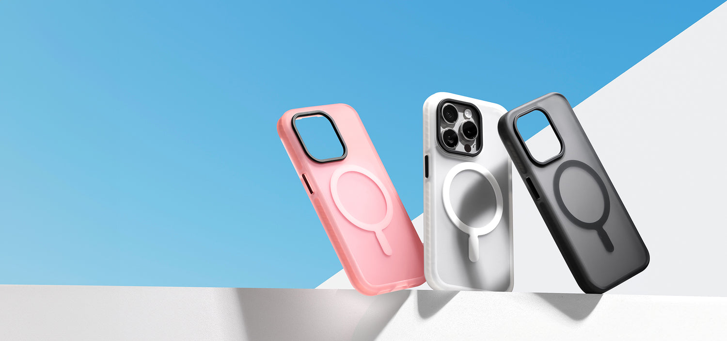 Experience the perfect blend of durability and style with the Nimbus9 Phantom 3 case. Designed for the iPhone 16 series, featuring a sleek frosted finish, enhanced grip, and MagSafe compatibility for seamless charging.