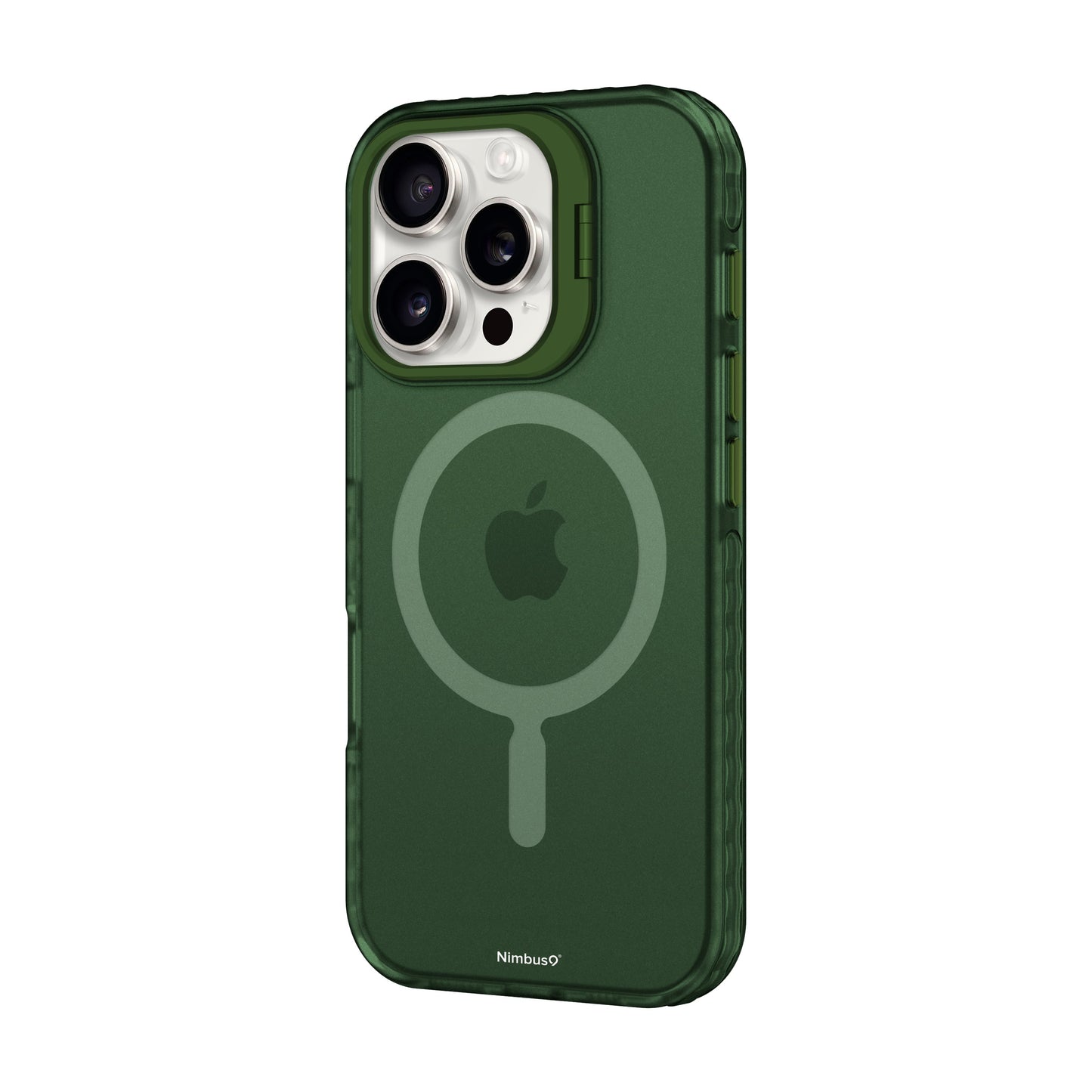 Coque MagSafe Nimbus9 Stratus 2 pour iPhone 16 Pro – Vert givré