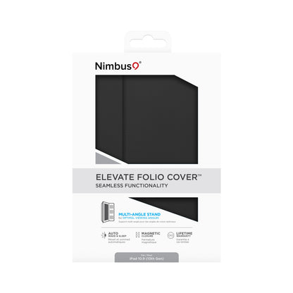 Étui Nimbus9 Elevate Folio pour iPad 10,9 pouces (10e génération) - Noir