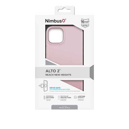 Coque MagSafe Nimbus9 Alto 2 pour iPhone 15 Plus – Rose
