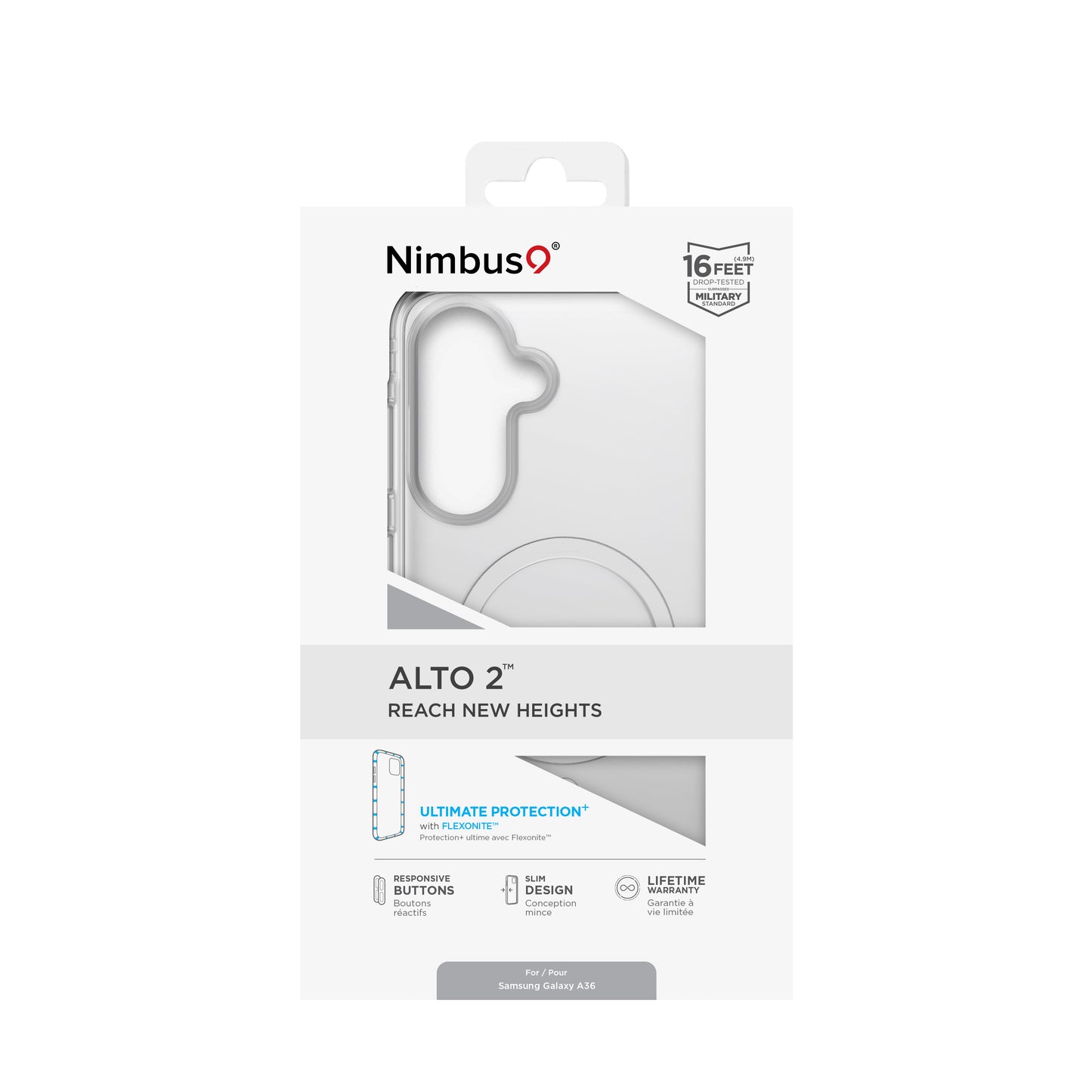 Nimbus9 Alto 2 Galaxy A36 5G Case - Clear