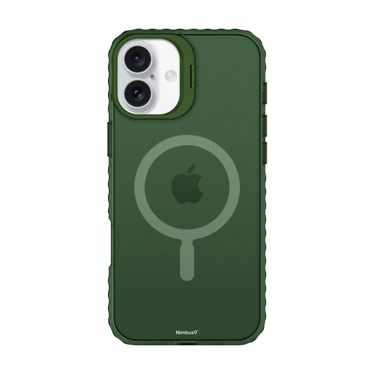 Funda MagSafe Nimbus9 Stratus 2 para iPhone 16 Plus - Verde escarcha