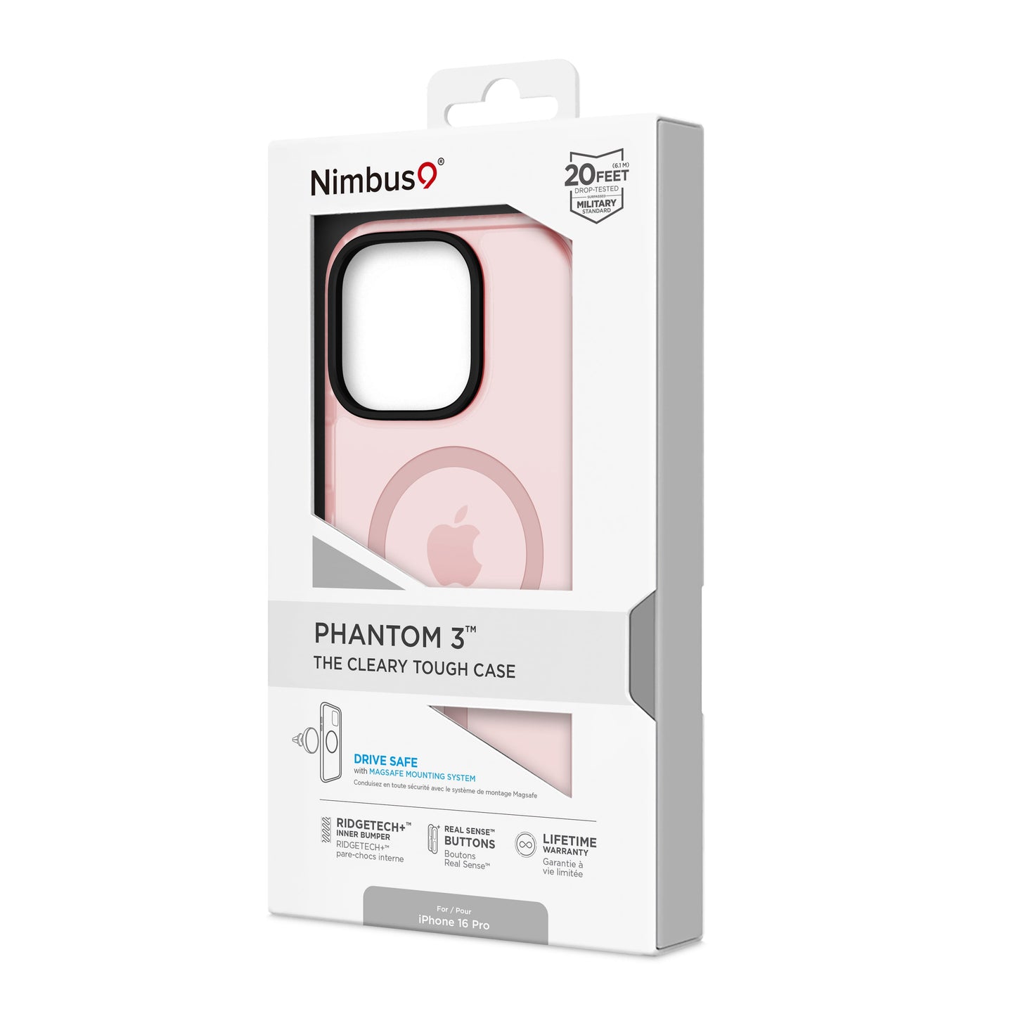 Nimbus9 Phantom 3 iPhone 16 Pro MagSafe Case - Flamingo