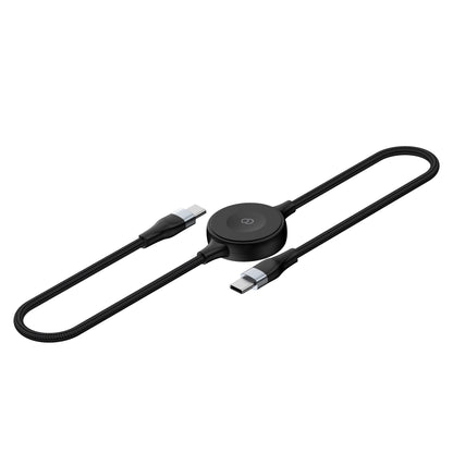 Nimbus9 Duo Cable USB-C with Apple Watch Charging (3FT) - Black
