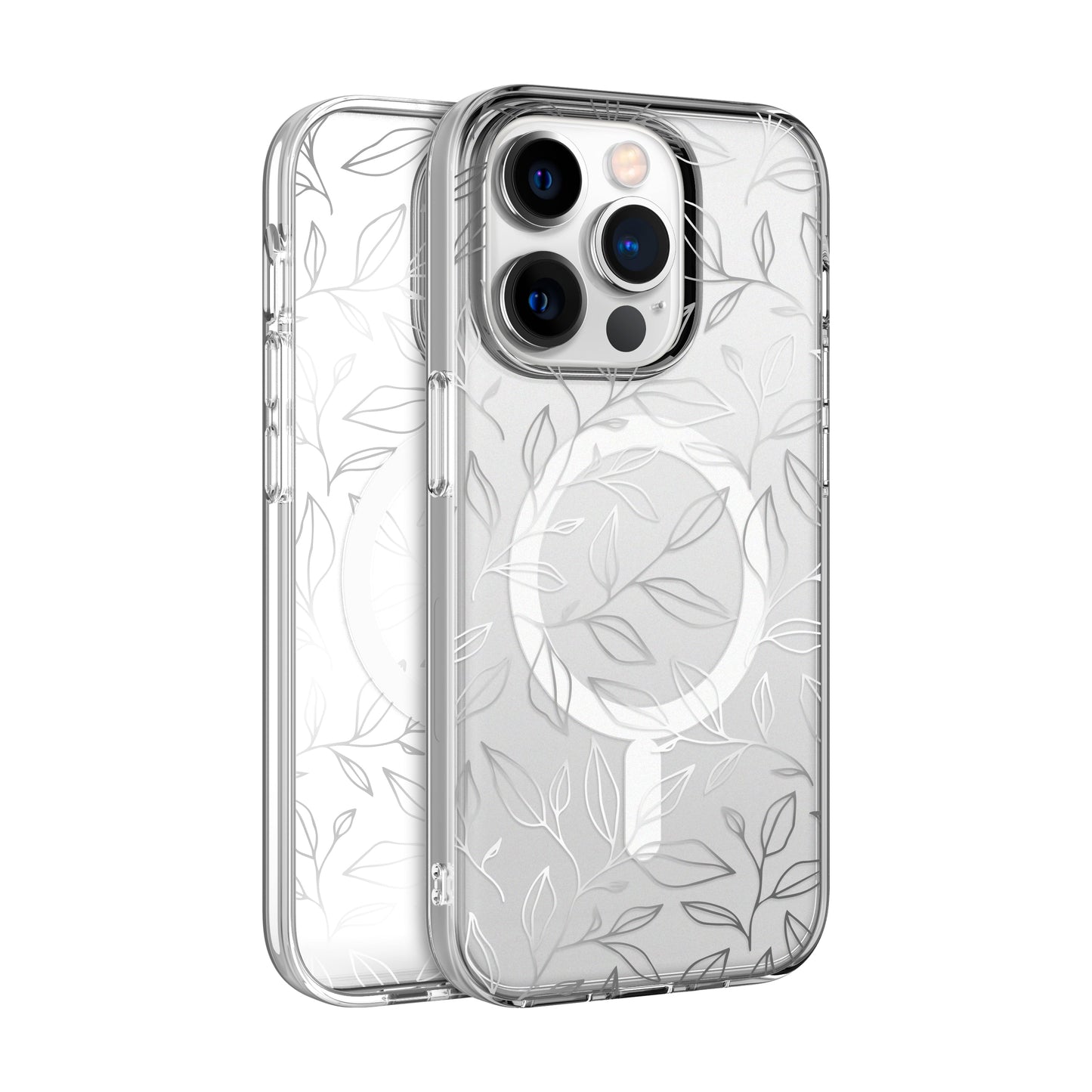 Coque MagSafe Nimbus9 Stratus pour iPhone 15 Pro – Feuilles