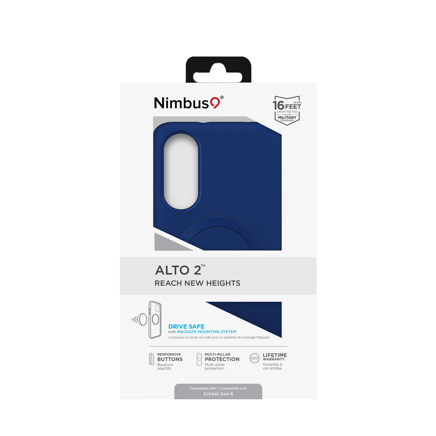 Nimbus9 Alto 2 Cricket Icon 6 Case - Space Blue