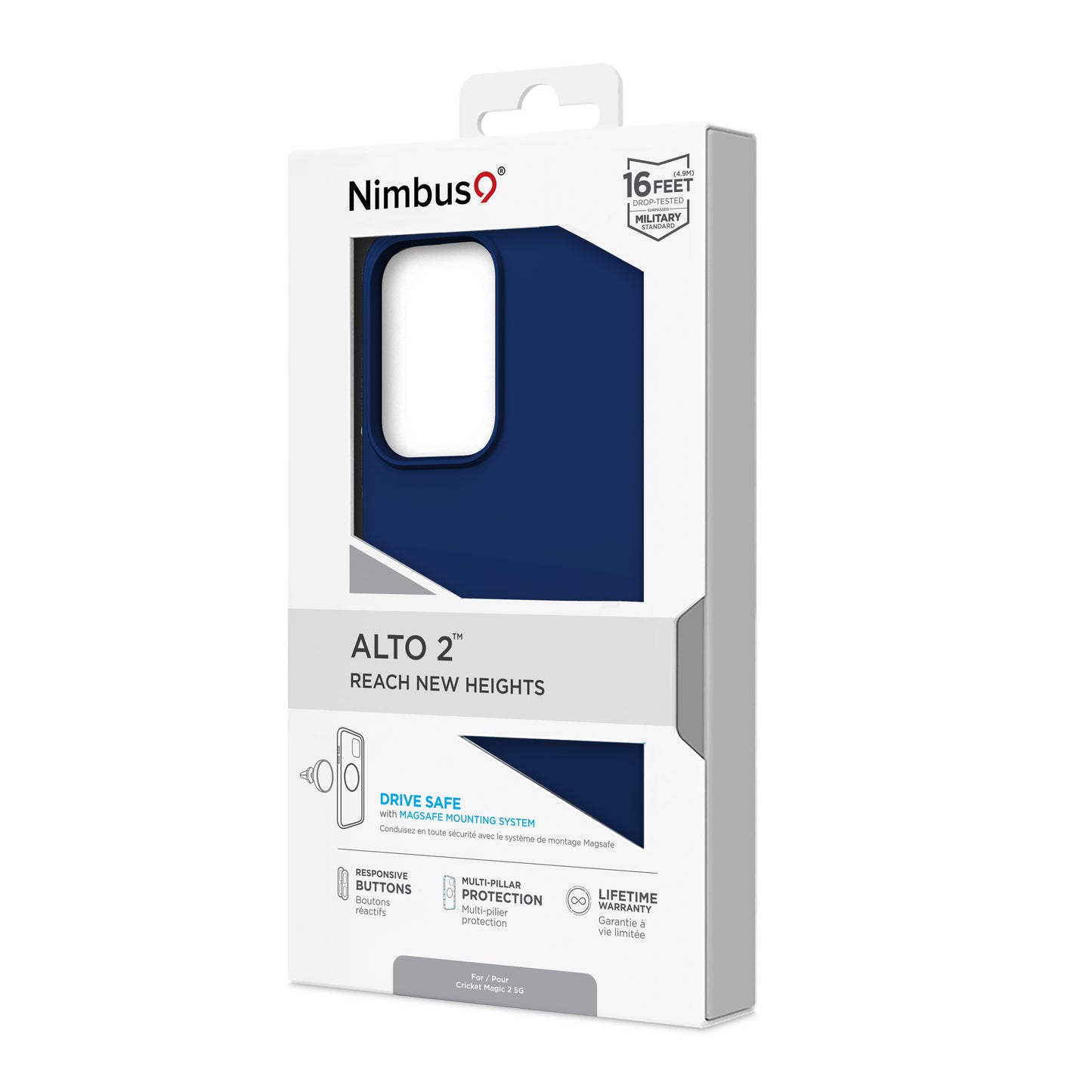 Funda Nimbus9 Alto 2 Cricket Magic 2 5G - Azul espacial