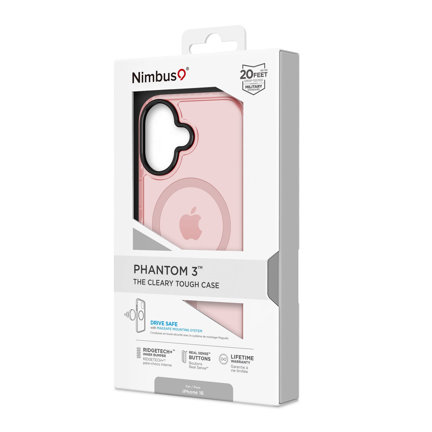 Nimbus9 Phantom 3 iPhone 16 MagSafe Case - Flamingo