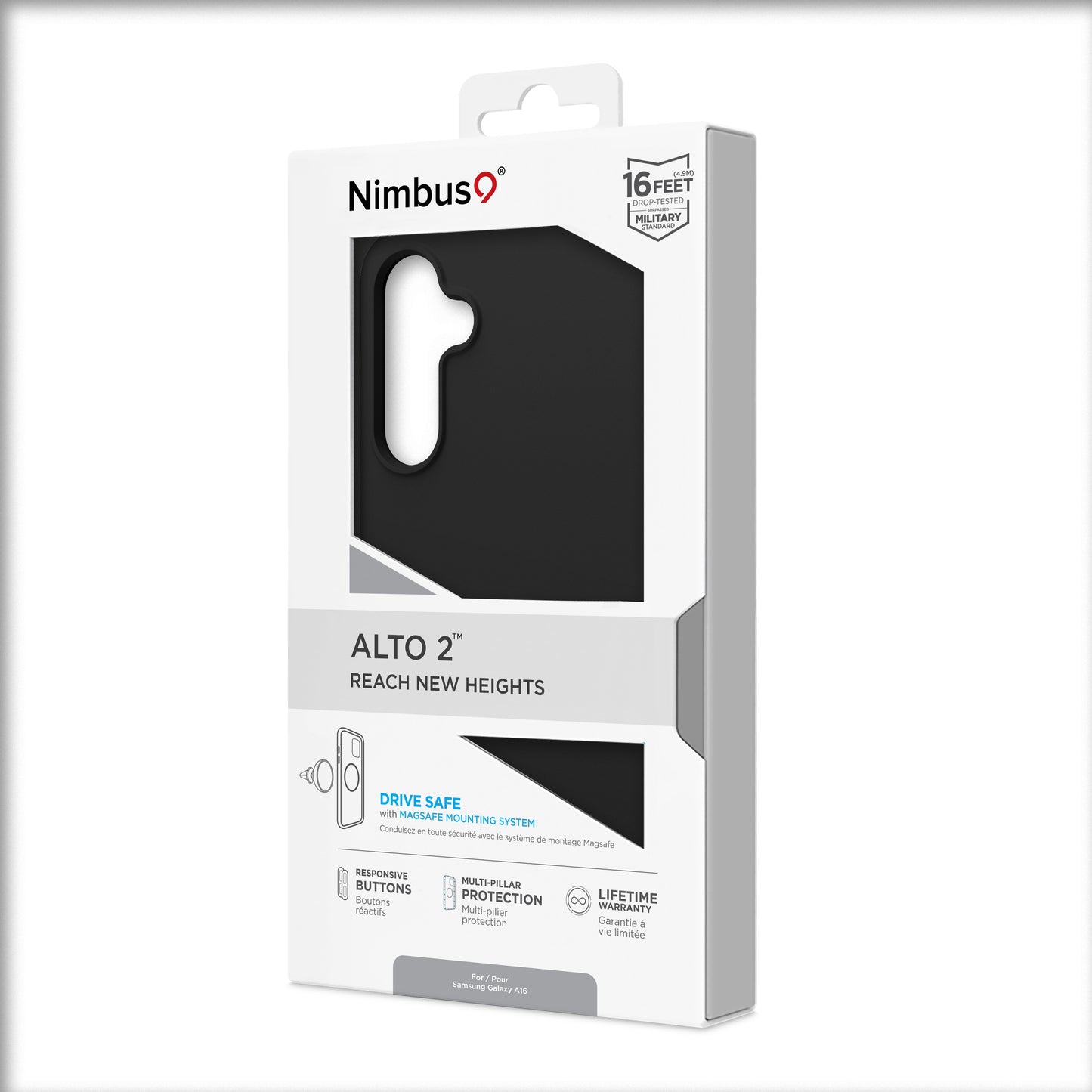 Nimbus9 Alto 2 Galaxy A16 5G Case - Black