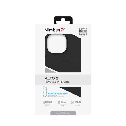 Coque MagSafe Nimbus9 Alto 2 pour iPhone 16e – Noir