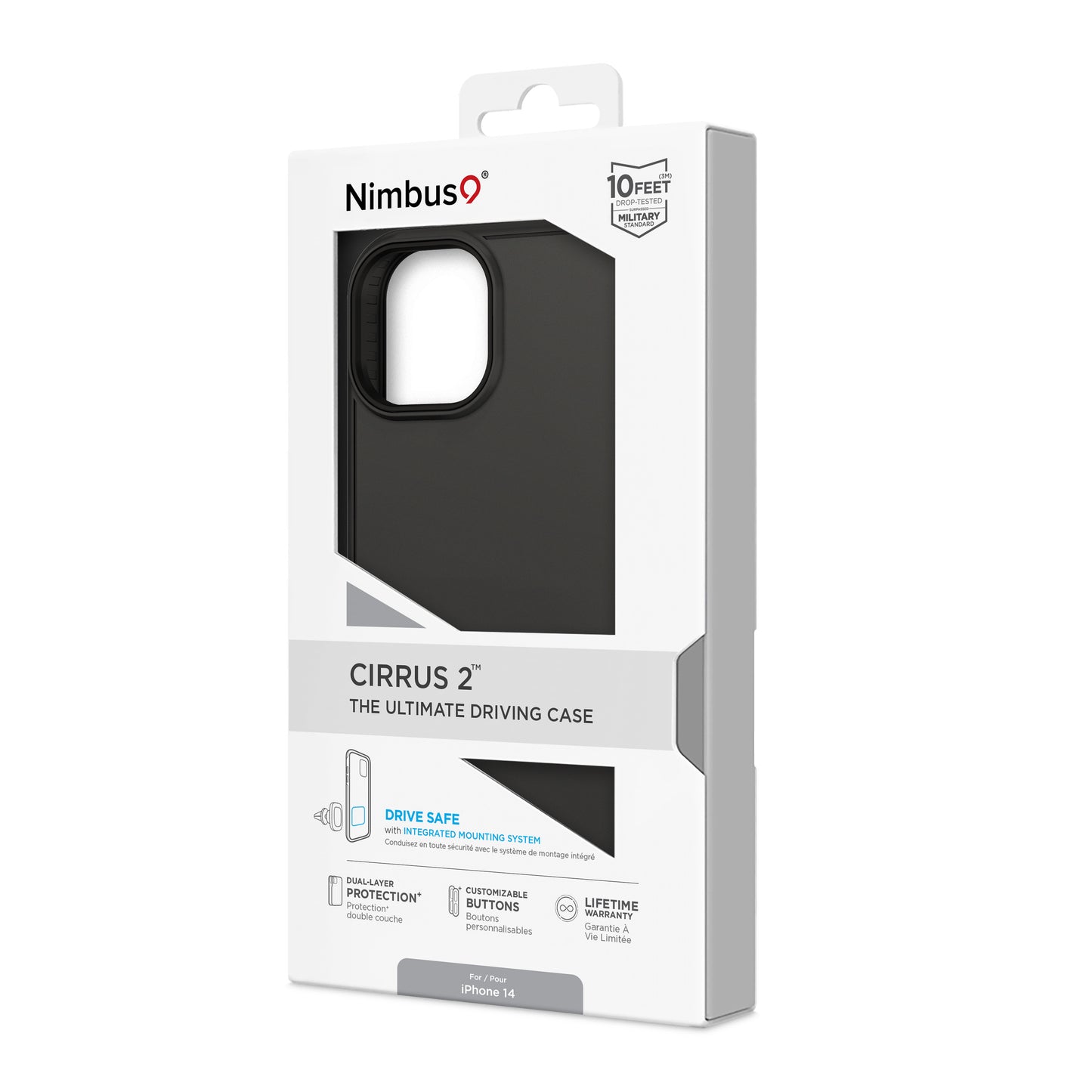 Nimbus9 Cirrus 2 iPhone 14 Case - Black