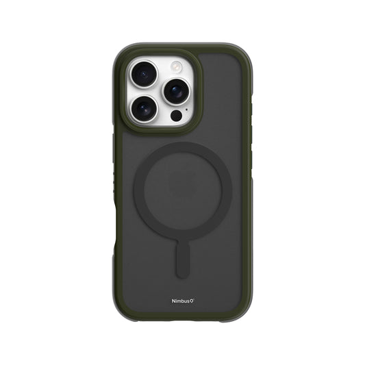 Funda MagSafe Nimbus9 Summit para iPhone 16 Pro - Verde escarcha