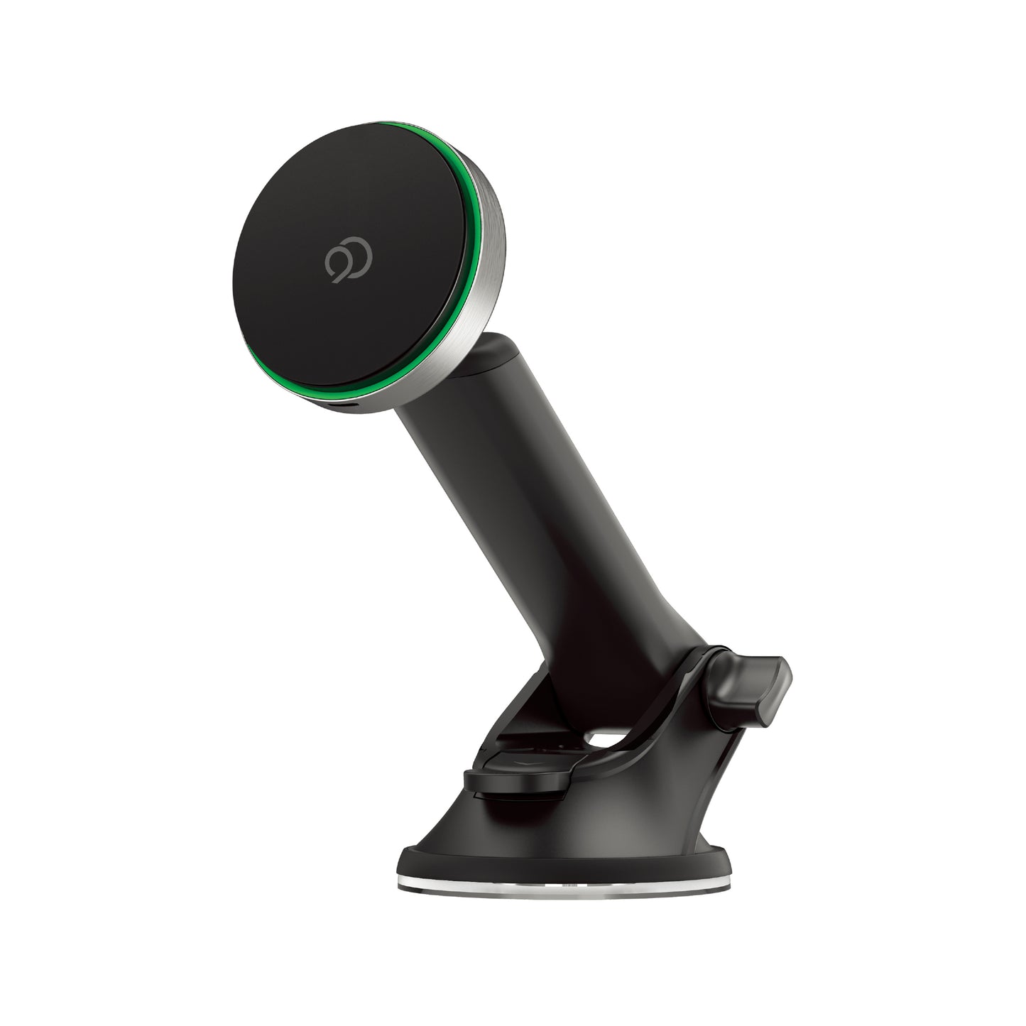 Nimbus9 Qi2 Wireless Charging Magnetic Phone Mount (Windshield/Dash) - Brushed Gray