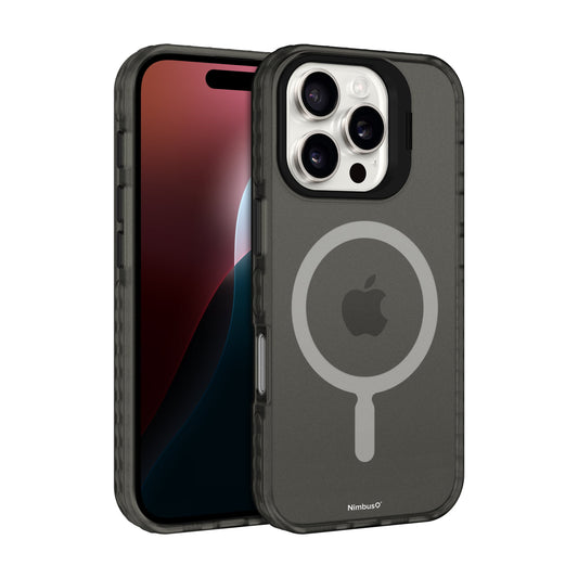 Coque MagSafe Nimbus9 Stratus 2 pour iPhone 16 Pro – Fumée