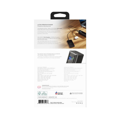 Nimbus9 140W GaN Power Bank with Retractable USB-C Cable