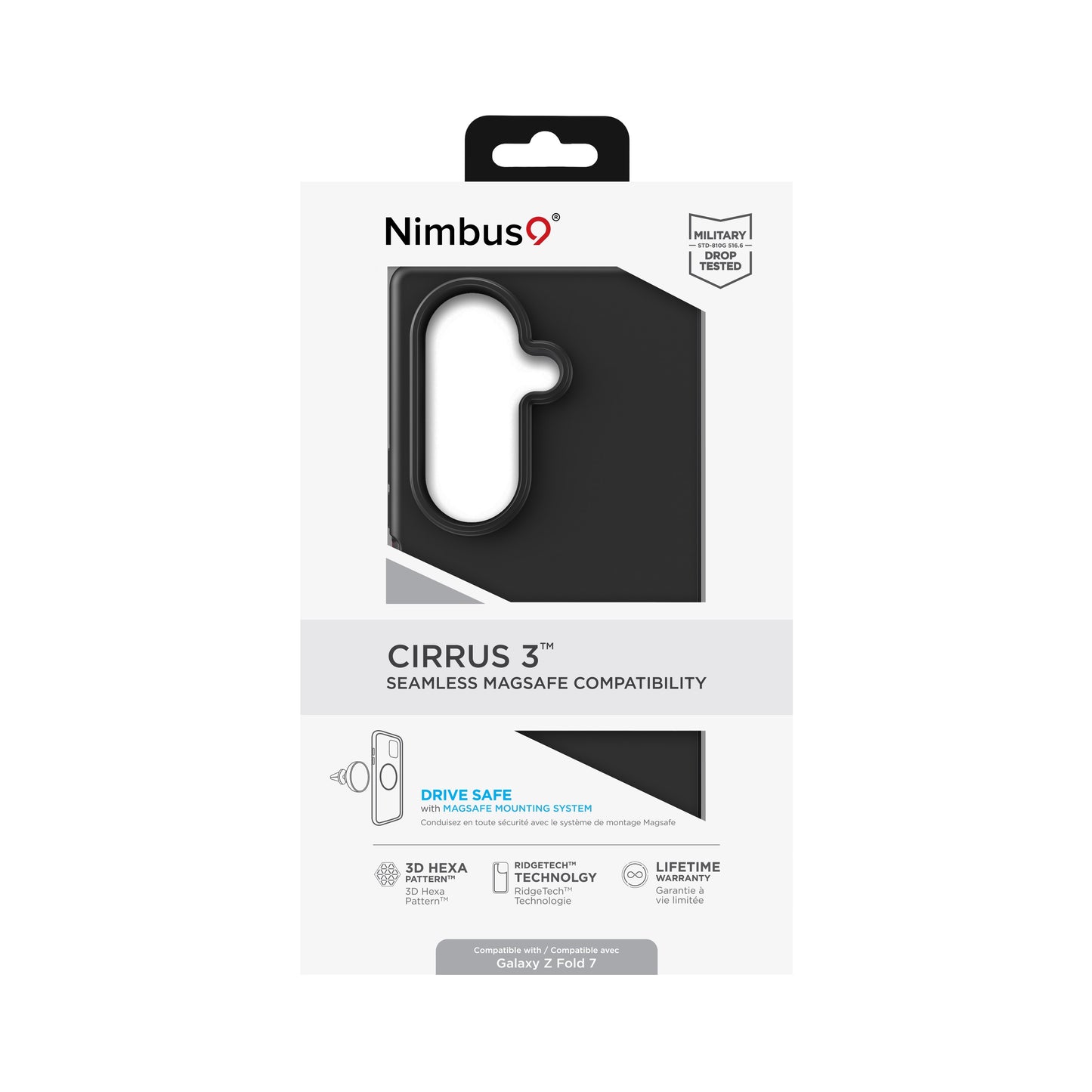 Nimbus9 Cirrus 3 MagSafe Case for Galaxy Z Fold 7 - Black