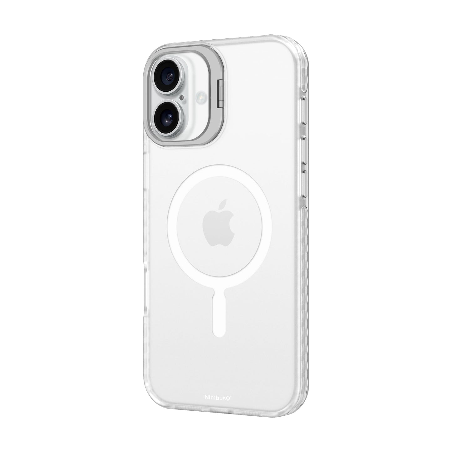 Coque MagSafe Nimbus9 Stratus 2 pour iPhone 16 Plus – Transparent givré