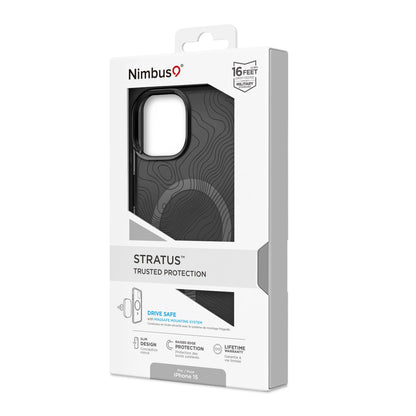 Nimbus9 Stratus iPhone 15 MagSafe Case - Topography