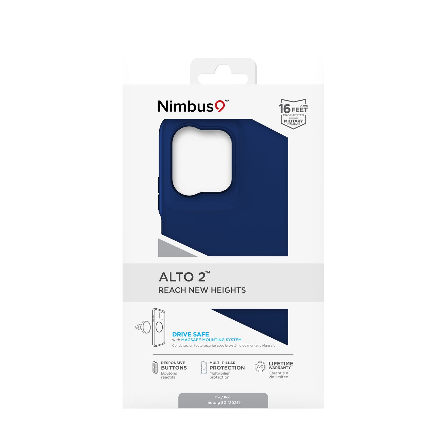 Nimbus9 Alto 2 moto g (2025) Case - Blue