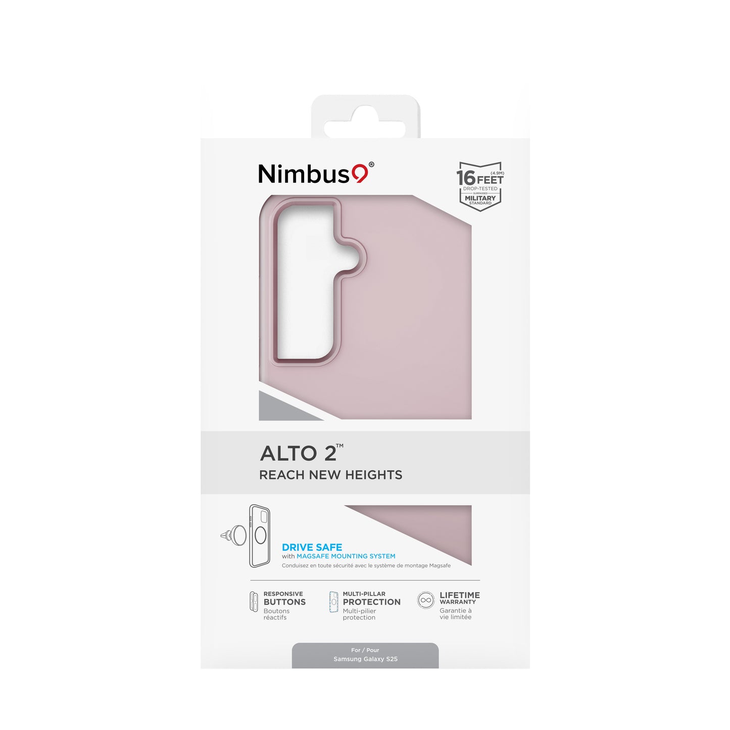 Nimbus9 Alto 2 Galaxy S25 Case - Pink