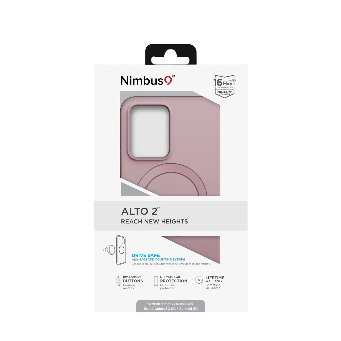 Nimbus9 Alto 2 Boost Celero5G SC and Summit 5G Case