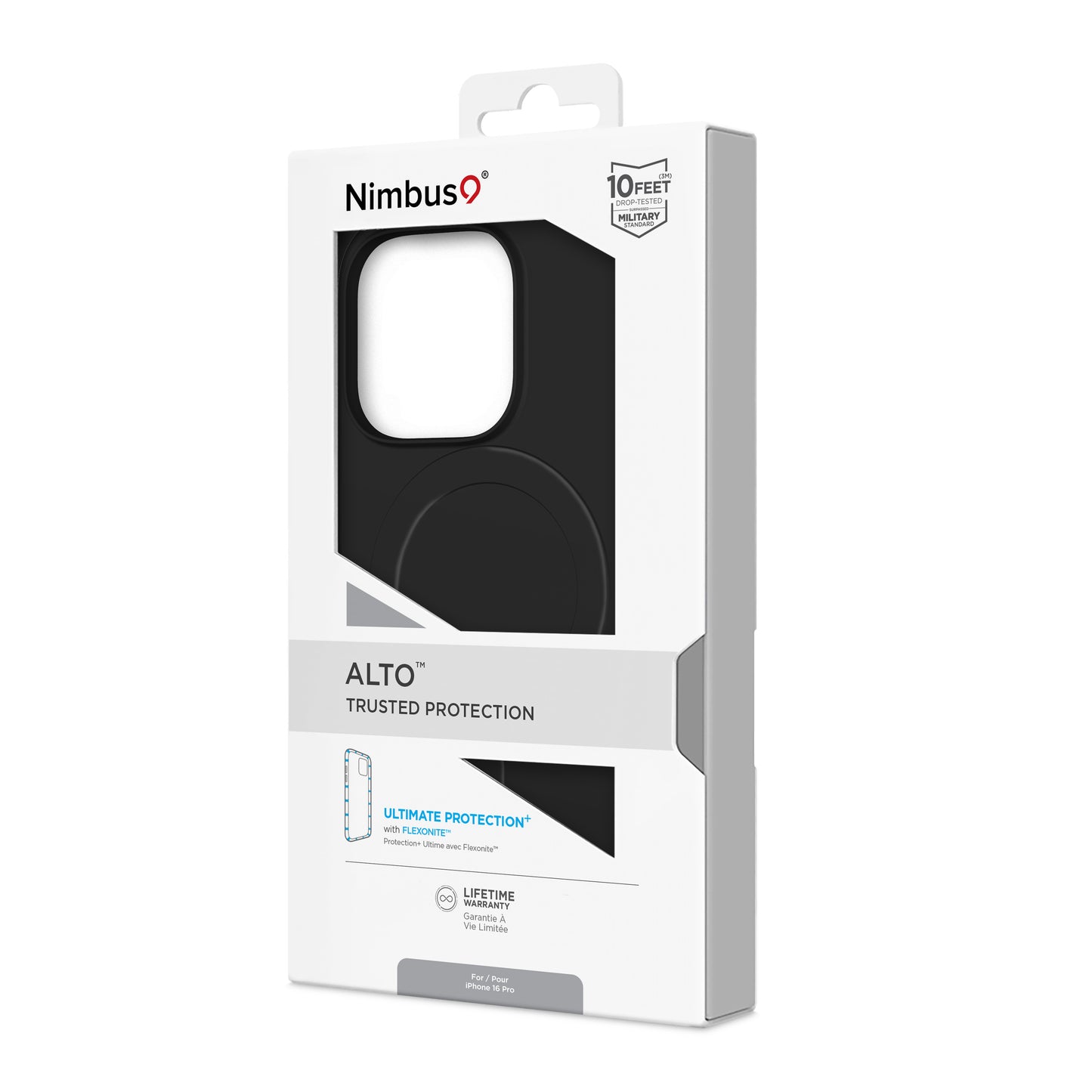 Nimbus9 Alto 2 iPhone 16 Pro MagSafe Case - Black