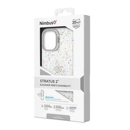 Coque iPhone 16 Plus MagSafe Nimbus9 Stratus 2 - Confettis