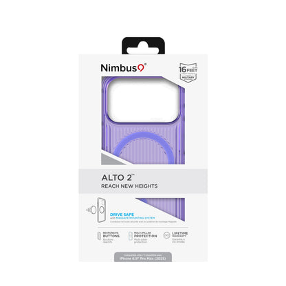 Nimbus9 Alto 2 iPhone 17 Pro Max MagSafe Case - Clear Purple