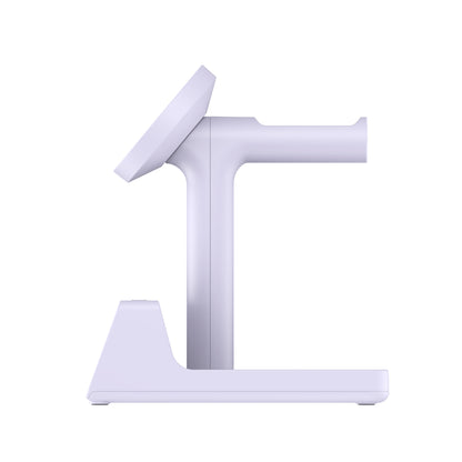 Nimbus9 Qi2 Wireless Charging Alarm Clock Stand MagSafe & Watch Compatible - Lavender