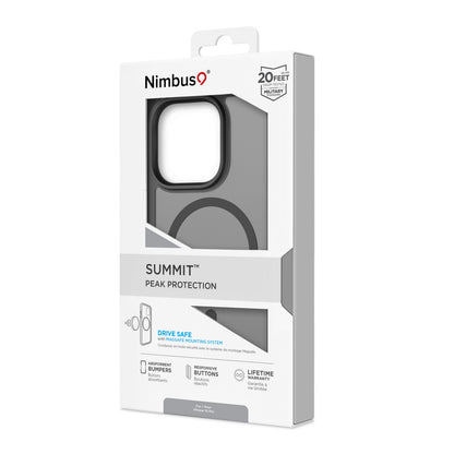 Coque MagSafe Nimbus9 Summit pour iPhone 16 Pro – Noir givré