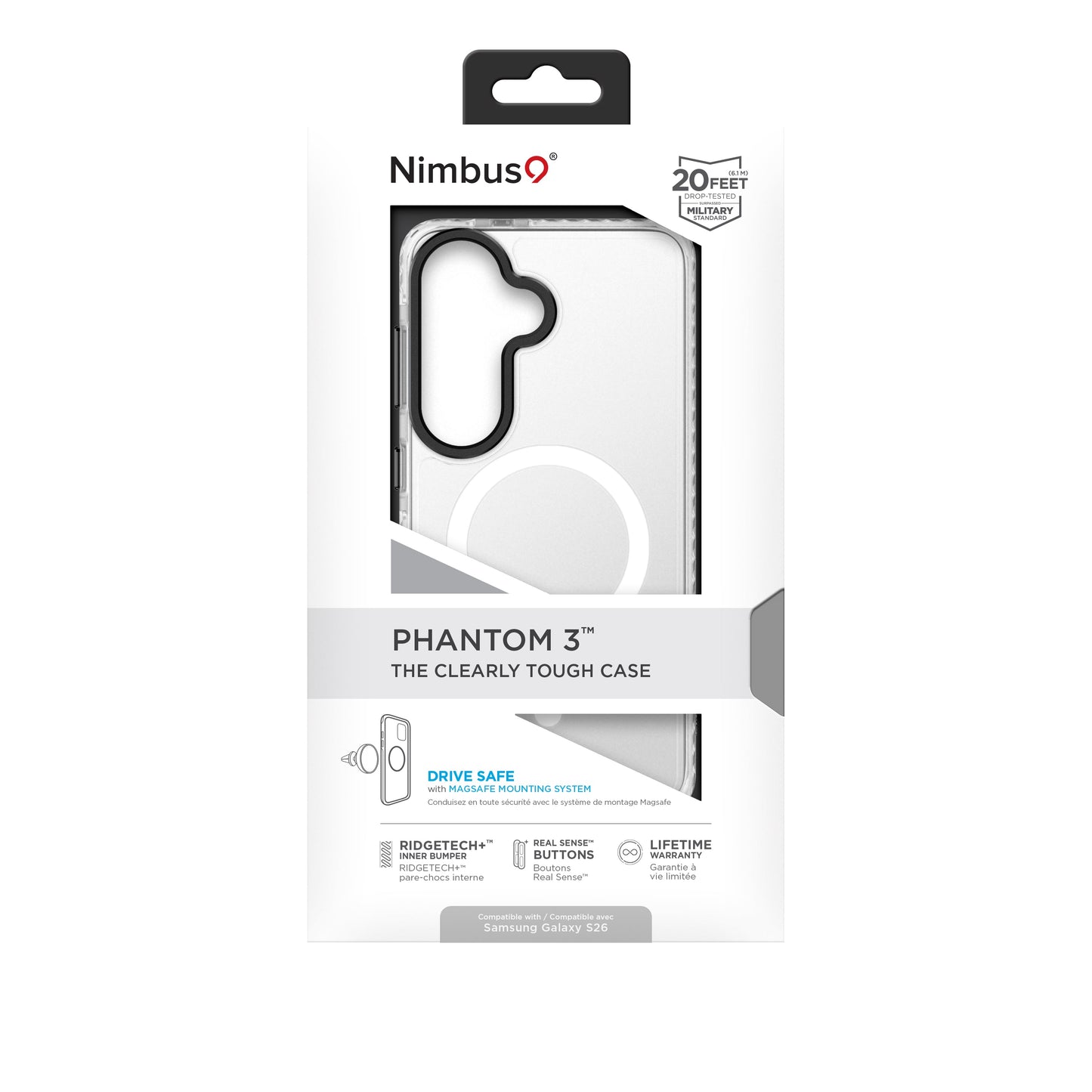 Nimbus9 Phantom 3 Galaxy S26 MagSafe Case